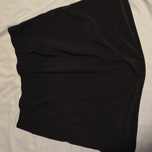 Athleta Black Active Skort Skirt Silver Zip Pockets | Small S - Picture 3 of 3